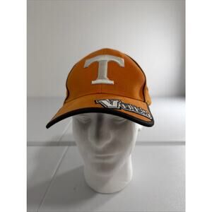 Vintage Tennessee Volunteers Strapback Hat Orange and white Captivating brand